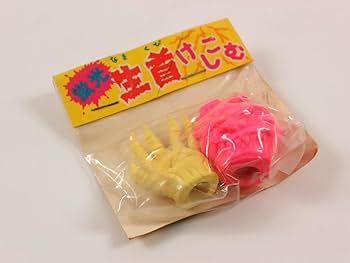 Amazon.co.jp: 昭和レトロ 蛍光 生首けしごむ マイナー消しゴム